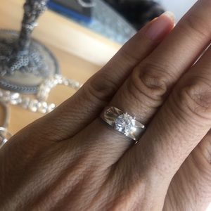 .925 cubic zirconia ring.